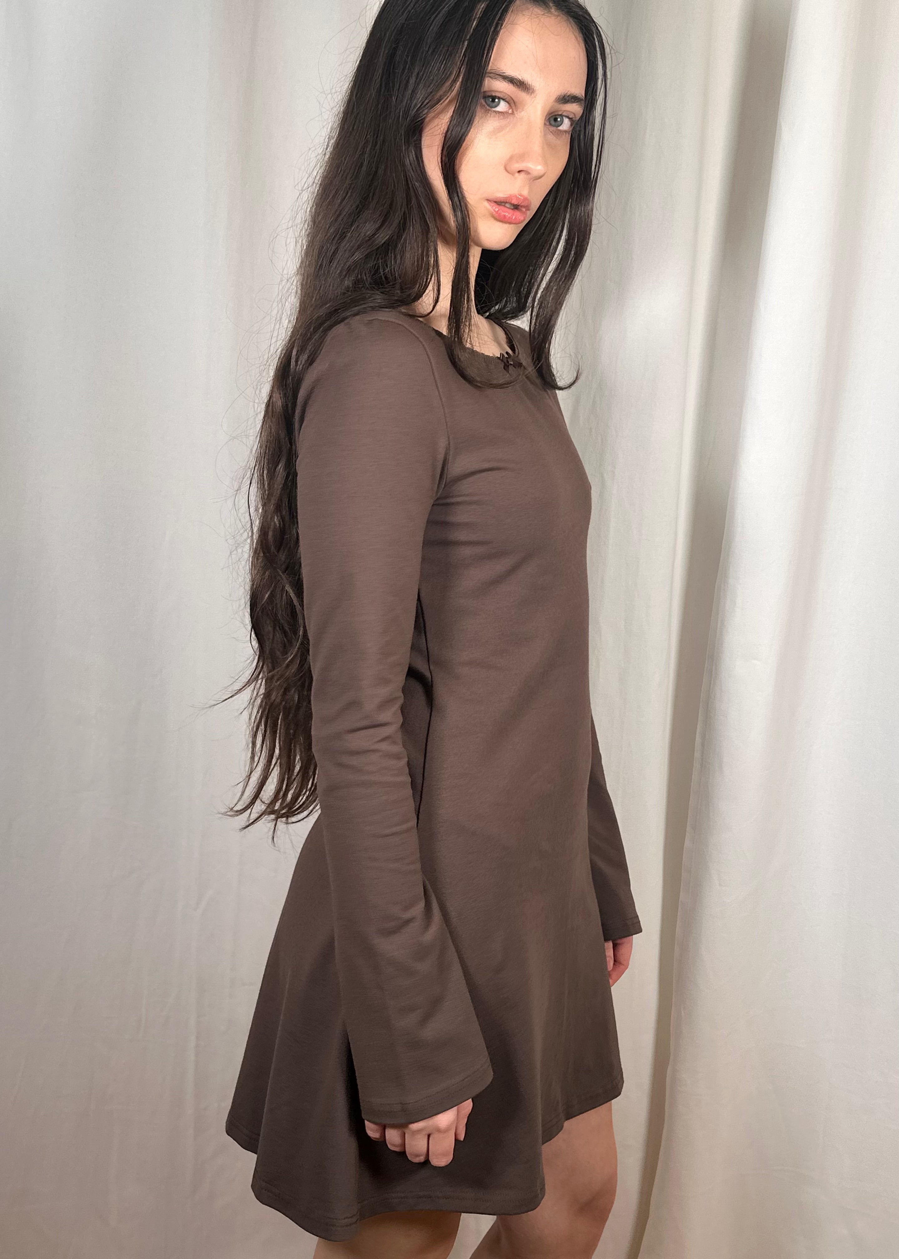 Brigitte Dress Chocolate