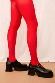 lauren perrin red tights the norah store