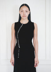 Caro Top Sleeveless in Black