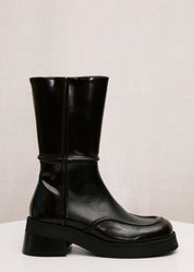 miista inne boot black and brown