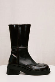 miista inne boot black and brown