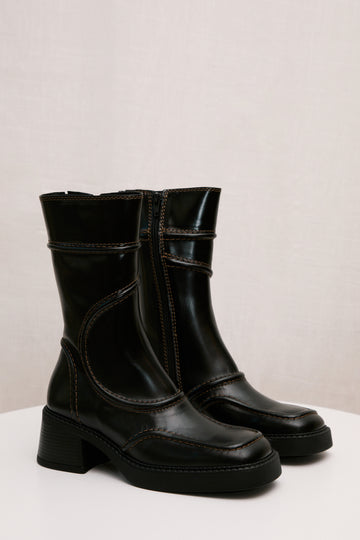 miista malene boots black and brown