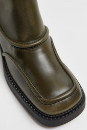 Malene New Khaki Ankle Boots