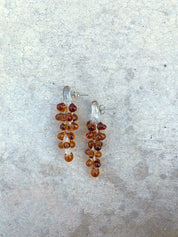 posedonia earrings flatlay