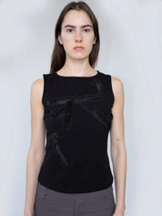 Ribbon Tank Black