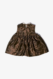 Thrills Top Bronze Metallic Applique