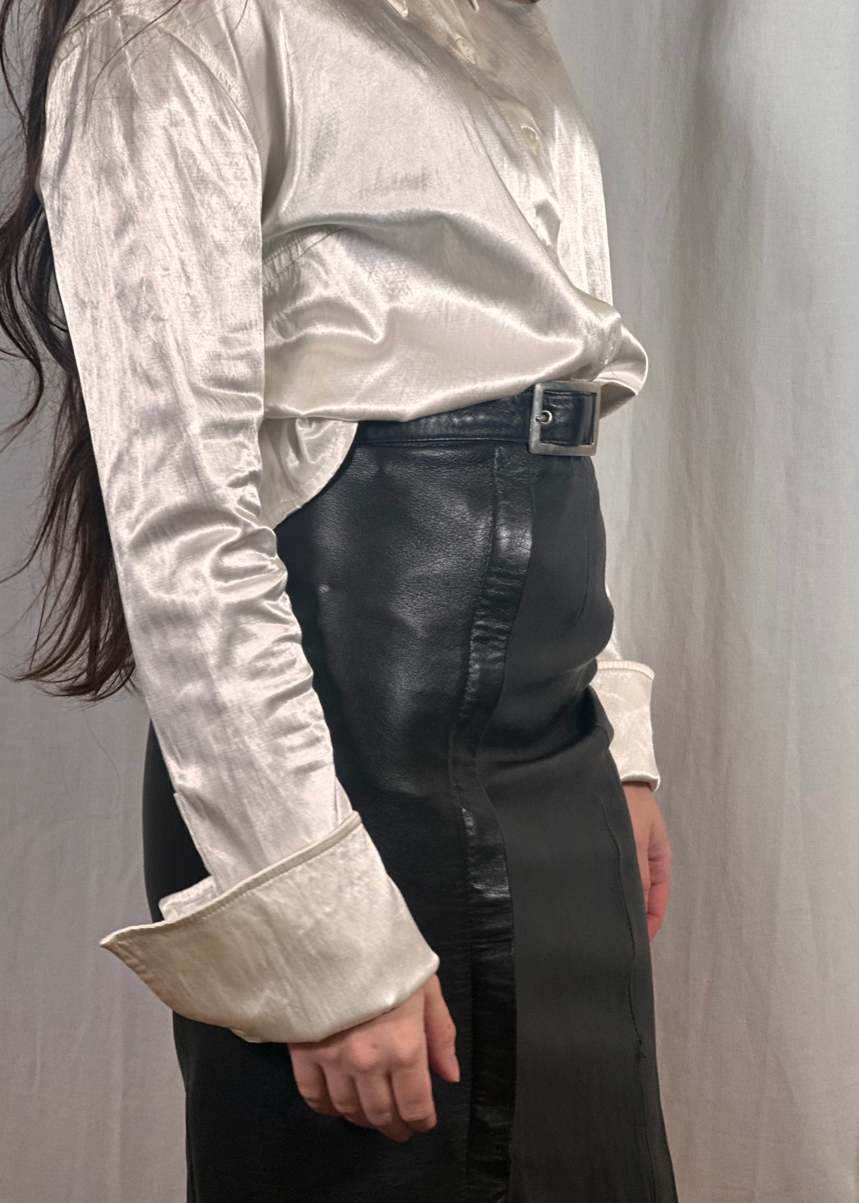 Oversized Cuff & Collar Miss Sixty Blouse