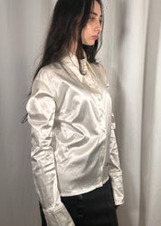 Oversized Cuff & Collar Miss Sixty Blouse