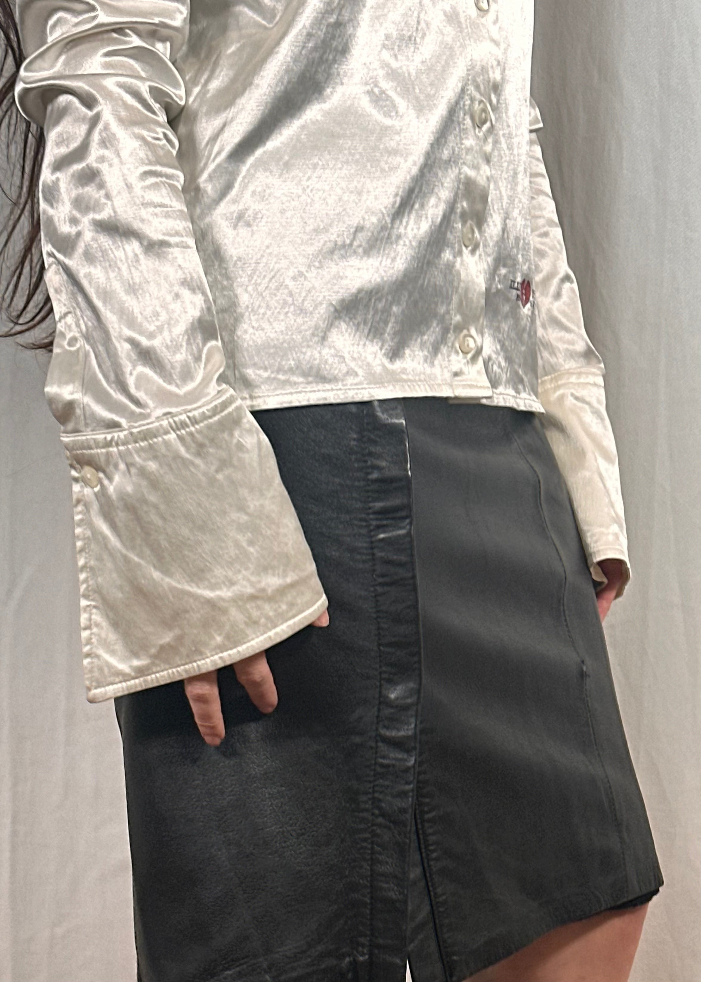 Oversized Cuff & Collar Miss Sixty Blouse