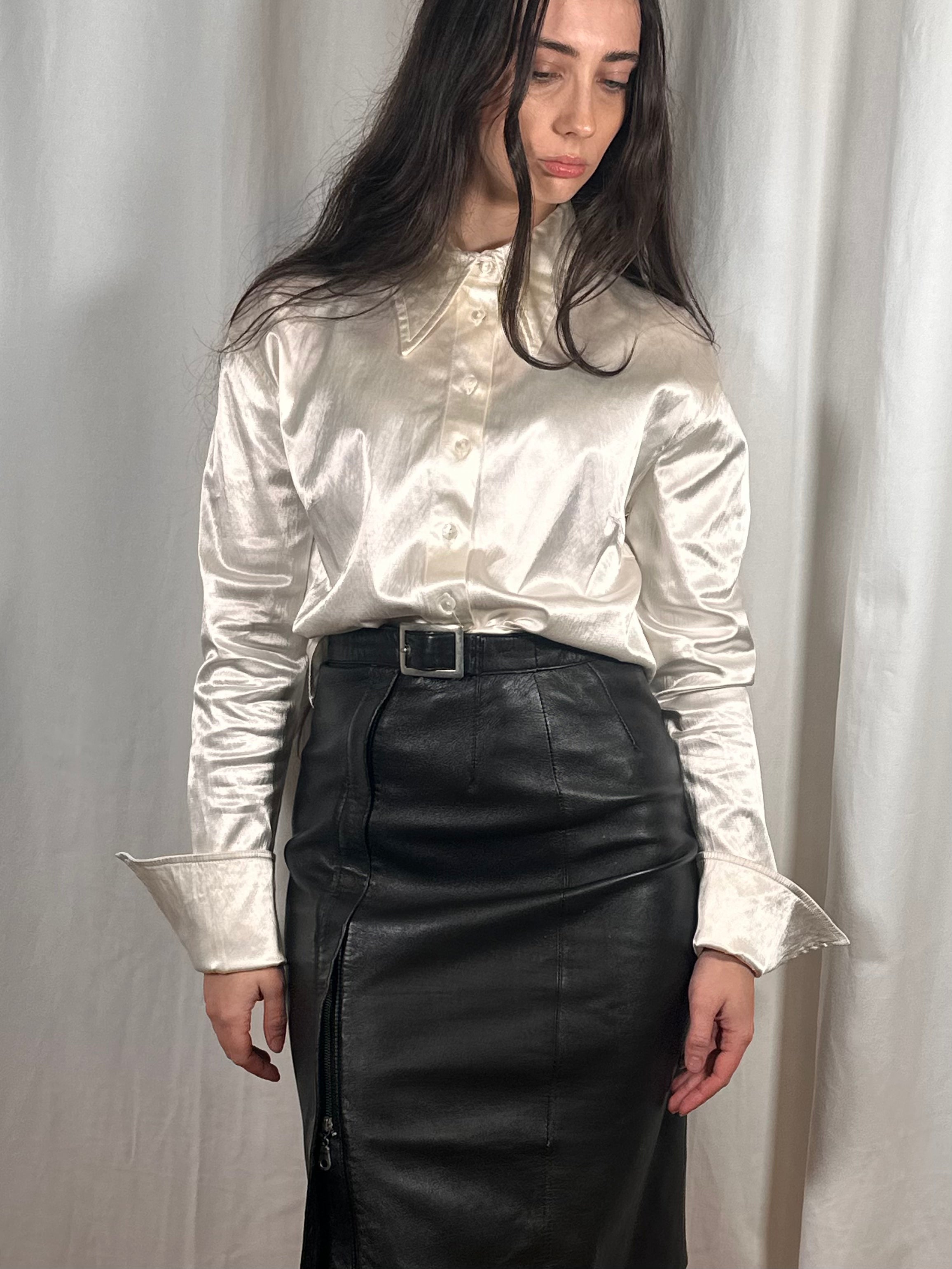 Oversized Cuff & Collar Miss Sixty Blouse