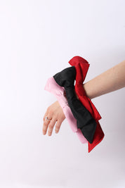 Maddy Bow | Black Satin