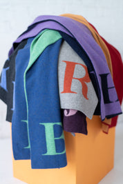 Alphabet Scarf | J