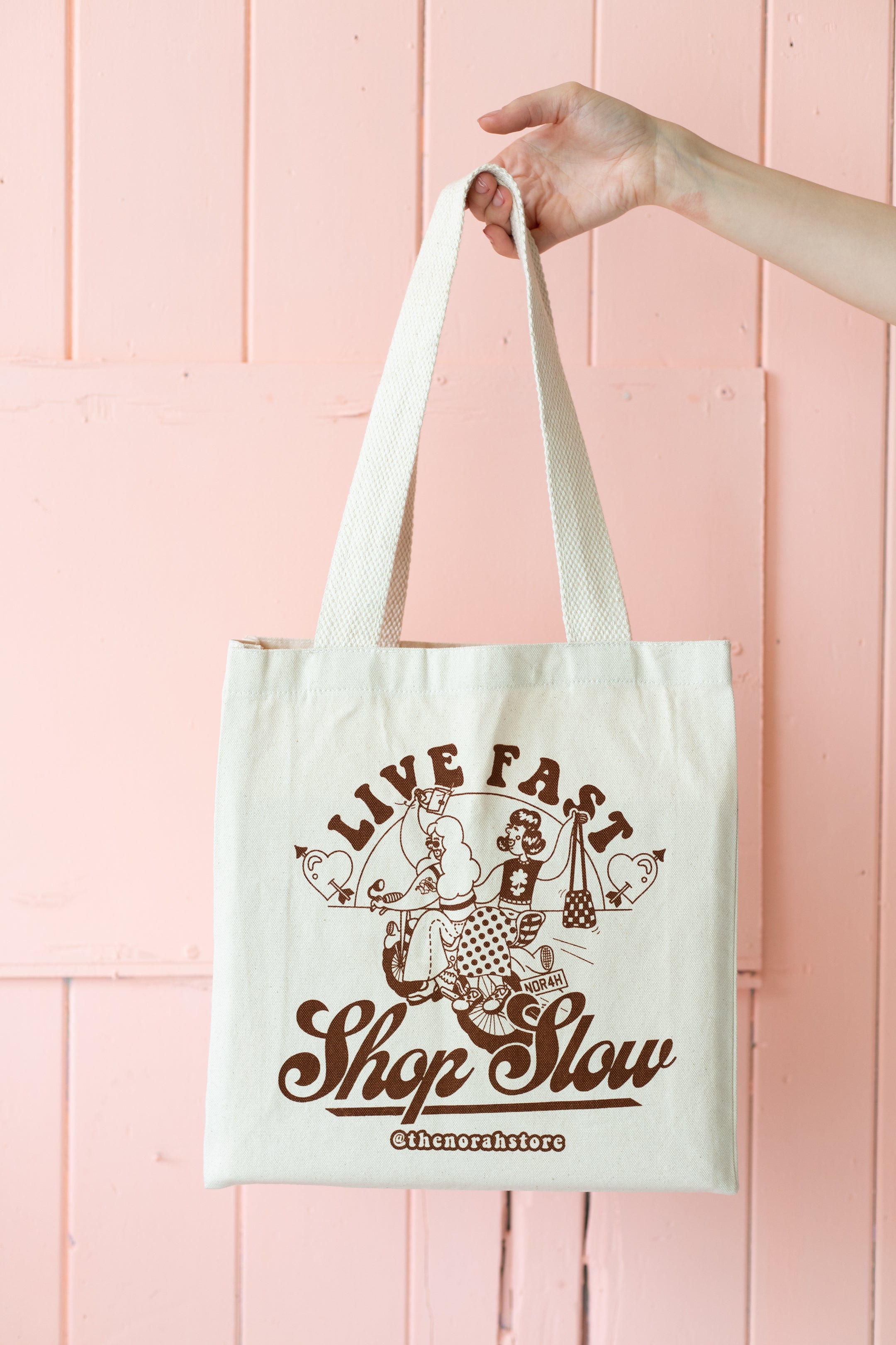 Live Fast Shop Slow Tote