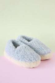 yoko wool siberian slipper baby blue